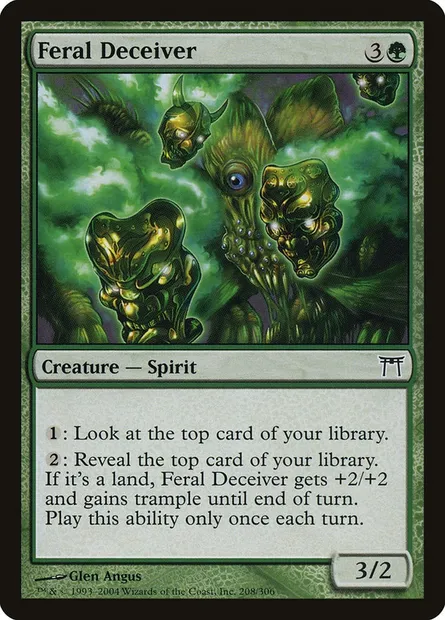 Feral Deceiver, Magic card CHK 208 — Champions of Kamigawa set