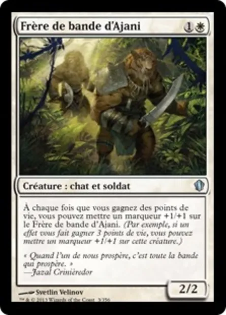 Frère de bande d'Ajani, carte Magic C13 3 — extension Commander 2013