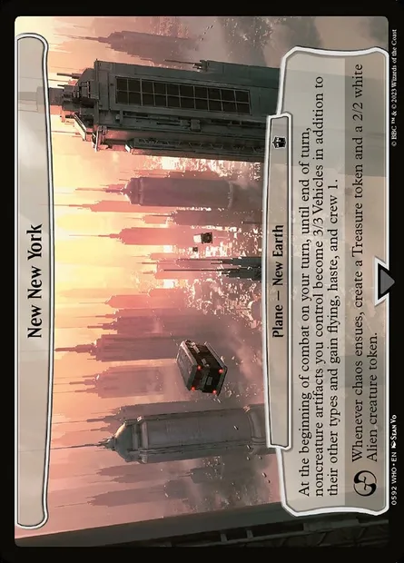New New York, Magic card WHO 592 — Doctor Who set