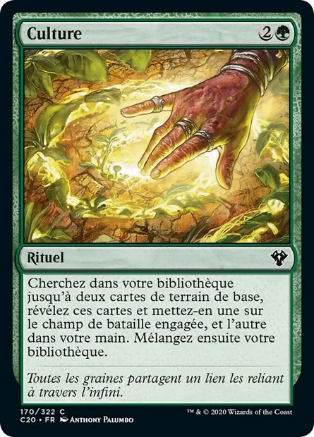 Culture, carte Magic C20 170 — extension Commander 2020
