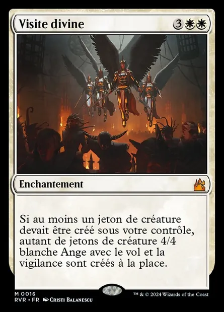 Visite divine, carte Magic RVR 16 — extension Ravnica Remastered
