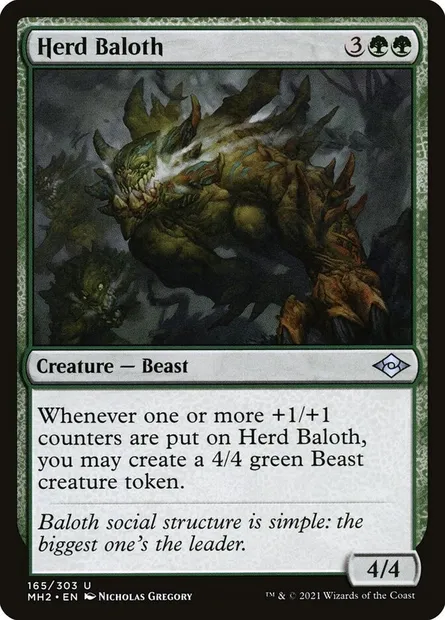 Herd Baloth, Magic card MH2 165 — Modern Horizons 2 set