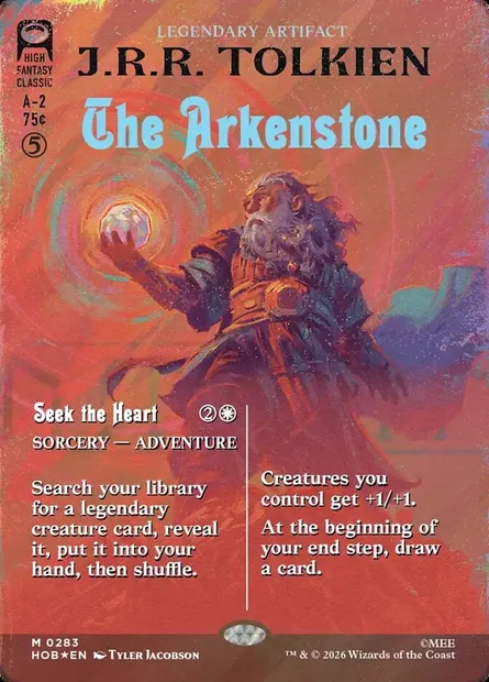 La Pierre Arcane // Seek the Heart, carte Magic HOB 283 — extension The Hobbit
