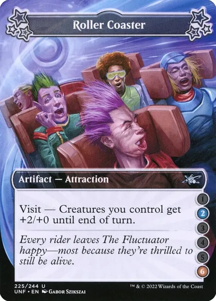 Roller Coaster, Magic card UNF 225a — Unfinity set
