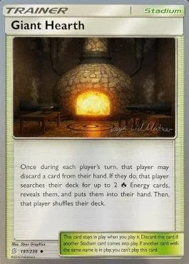 Âtre Géant, carte Pokémon WCD19 197 — extension World Championship Decks 2019