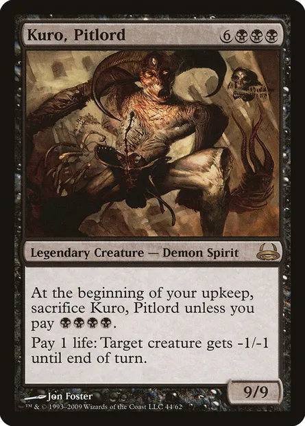 Kuro, Pitlord, Magic card DDC 44 — Duel Decks: Divine vs. Demonic set