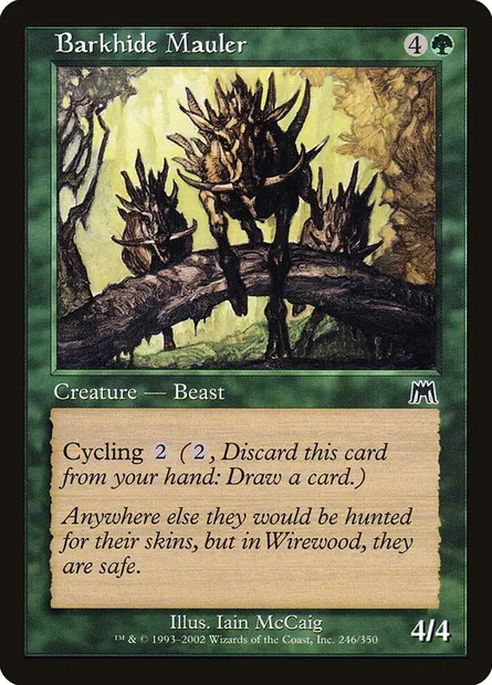 Barkhide Mauler, Magic card ONS 246 — Onslaught set