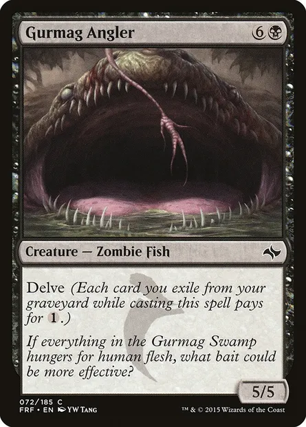 Gurmag Angler, Magic card FRF 72 — Fate Reforged set