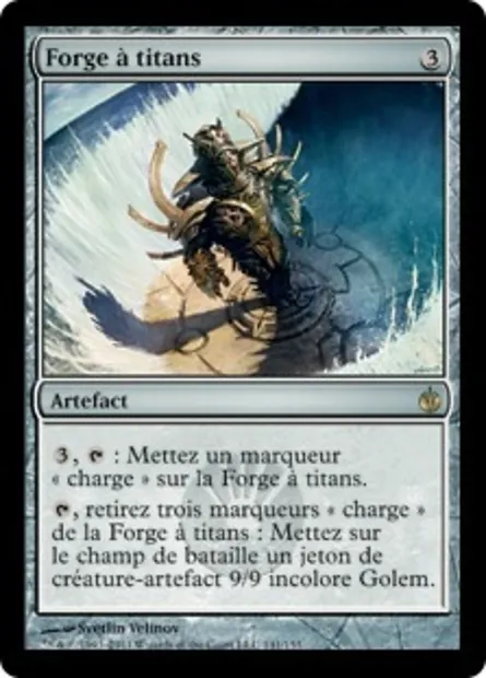 Forge à titans, carte Magic MBS 141 — extension Mirrodin assiégé