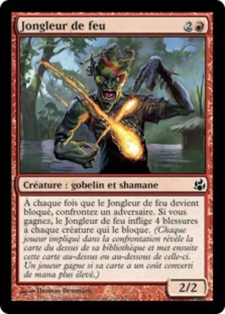 Jongleur de feu, carte Magic MOR 90 — extension Leveciel