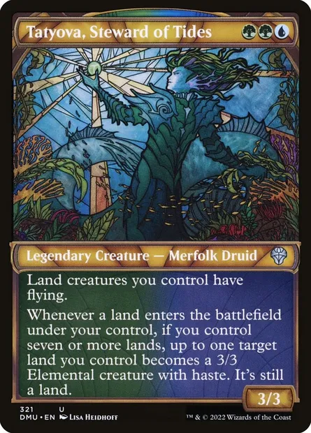 Tatyova, Steward of Tides, Magic card DMU 321 — Dominaria United set