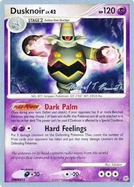 Dusknoir Lv.42, carte Pokémon WCD10 002 — extension World Championship Decks 2010