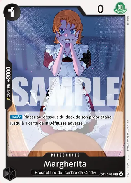 Margherita, carte One Piece OP15-091 — extension AVENTURE SUR L'ÎLE DE DIEU