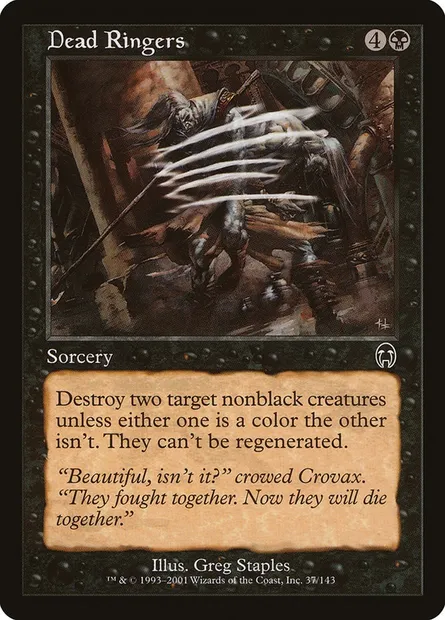 Dead Ringers, Magic card APC 37 — Apocalypse set