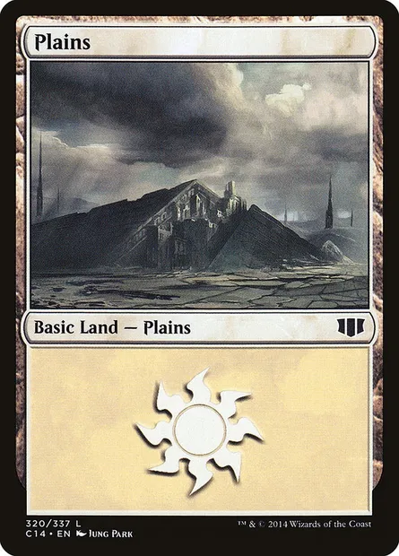 Plains, Magic card C14 320 — Commander 2014 set