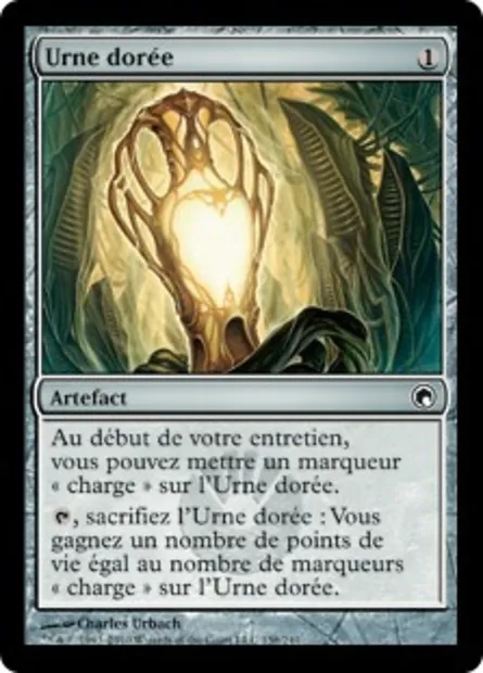 Urne dorée, carte Magic SOM 158 — extension Cicatrices de Mirrodin