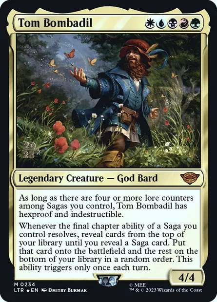 Tom Bombadil, carte Magic PLTR 234s — extension Tales of Middle-earth Promos