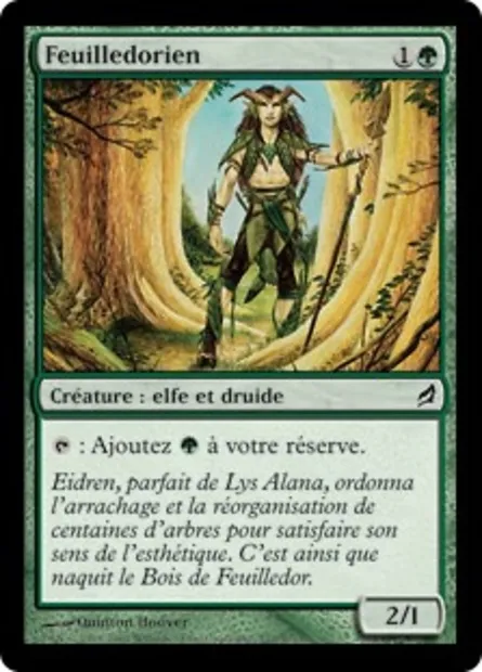 Feuilledorien, carte Magic LRW 227 — extension Lorwyn