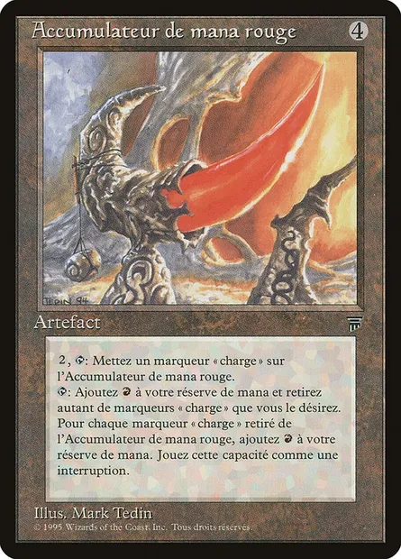 Red Mana Battery, Magic card REN 155 — Renaissance set