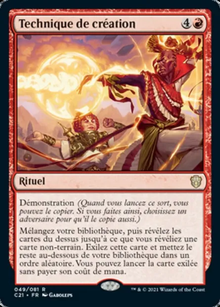 Technique de création, carte Magic C21 49 — extension Commander 2021