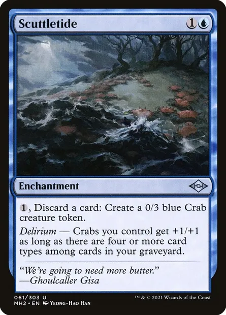 Scuttletide, Magic card MH2 61 — Modern Horizons 2 set