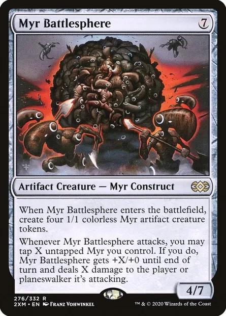 Myr Battlesphere, Magic card 2XM 276 — Double Masters set