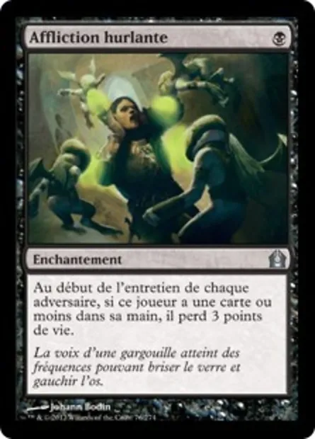 Affliction hurlante, carte Magic RTR 76 — extension Retour à Ravnica