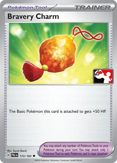 Bravery Charm, Pokémon card PPS 173 — Play! Pokémon Prize Pack Series set