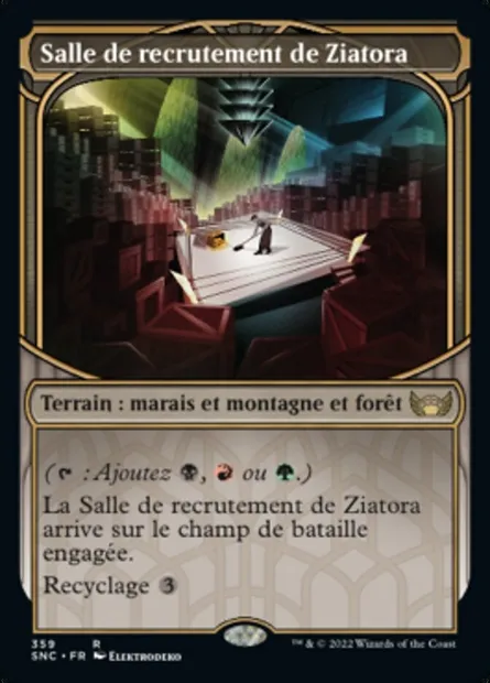 Salle de recrutement de Ziatora, carte Magic SNC 359 — extension Les rues de la Nouvelle-Capenna