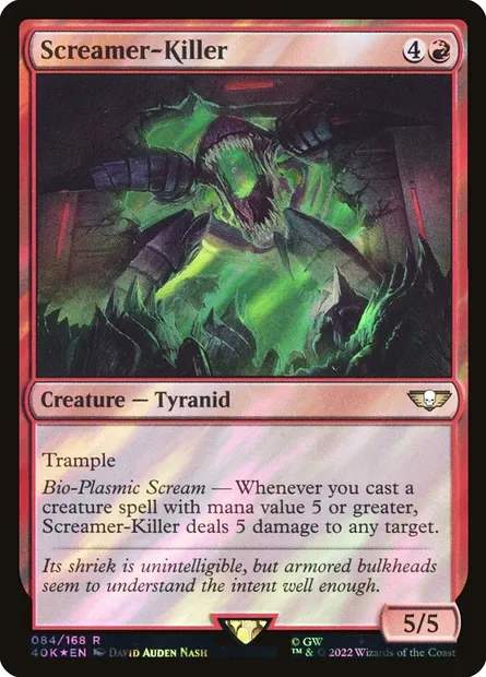 Screamer-Killer, Magic card 40K 84★ — Warhammer 40,000 Commander set