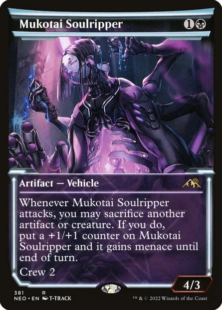 Mukotai Soulripper, Magic card NEO 381 — Kamigawa: Neon Dynasty set