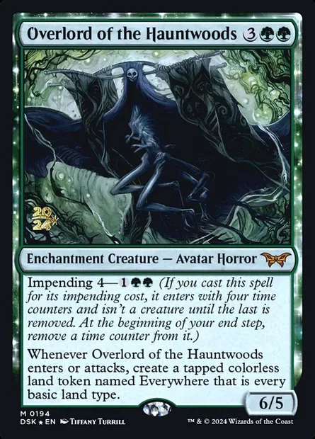 Suzerain de Hantebois, carte Magic PDSK 194s — extension Duskmourn: House of Horror Promos