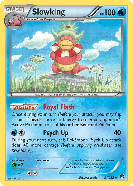 Slowking, Pokémon card BKP 21 — BREAKpoint set