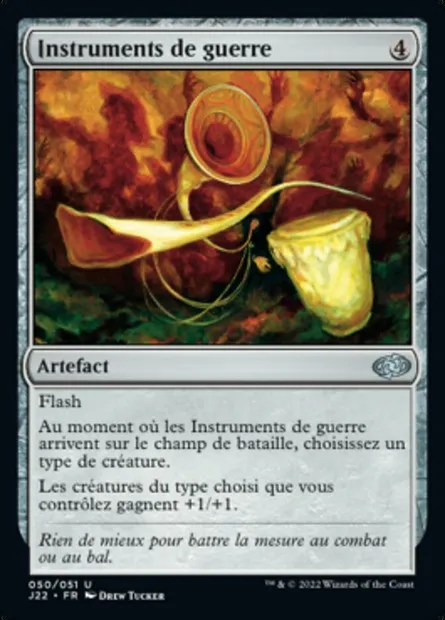 Instruments de guerre, carte Magic J22 50 — extension Jumpstart 2022