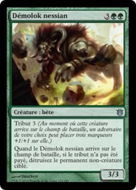 Démolok nessian, carte Magic BNG 128 — extension Créations divines