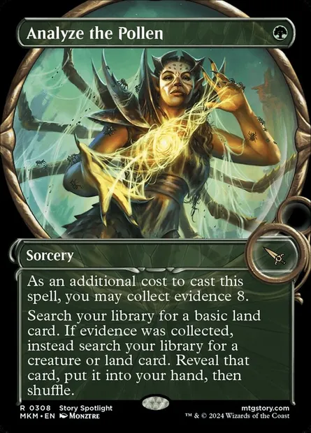 Analyze the Pollen, Magic card MKM 308 — Murders at Karlov Manor set