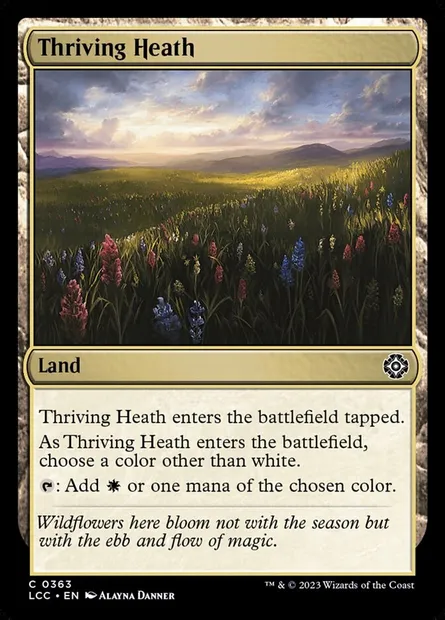 Thriving Heath, Magic card LCC 363 — The Lost Caverns of Ixalan Commander set