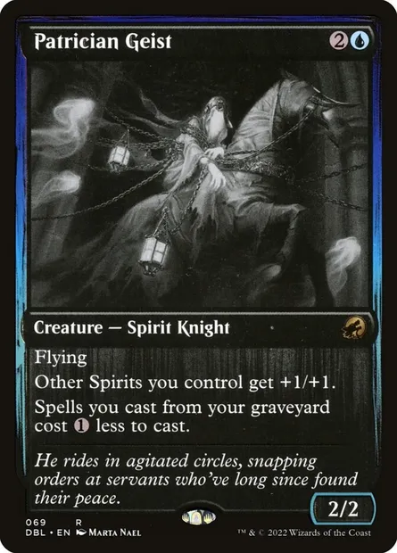 Patrician Geist, Magic card DBL 69 — Innistrad: Double Feature set