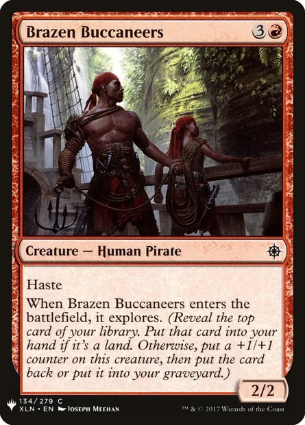 Brazen Buccaneers, Magic card PLST XLN-134 — The List set