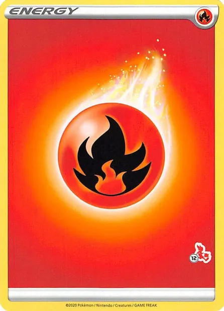Énergie Feu, carte Pokémon BA22 ct302829 — extension Battle Academy 2022
