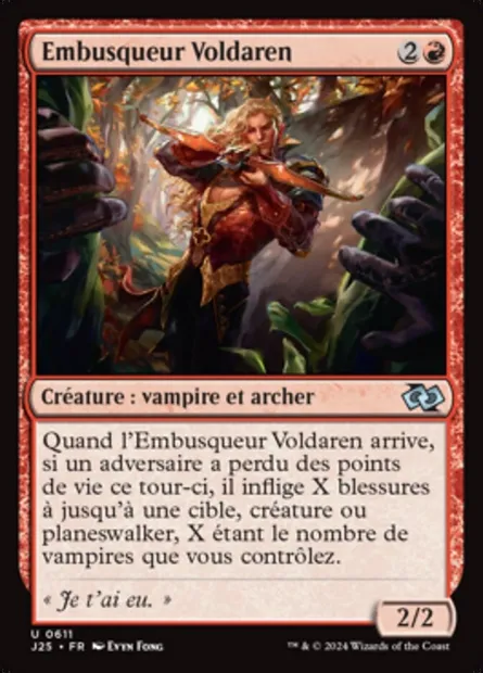 Embusqueur Voldaren, carte Magic J25 611 — extension Foundations Jumpstart