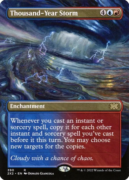 Thousand-Year Storm, Magic card 2X2 390 — Double Masters 2022 set