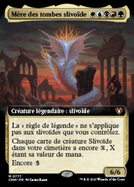 Mère des tombes slivoïde, carte Magic CMM 777 — extension Commander Masters