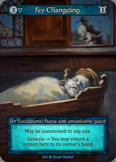 Fey Changeling, carte Sorcery ALP 061 — extension Alpha
