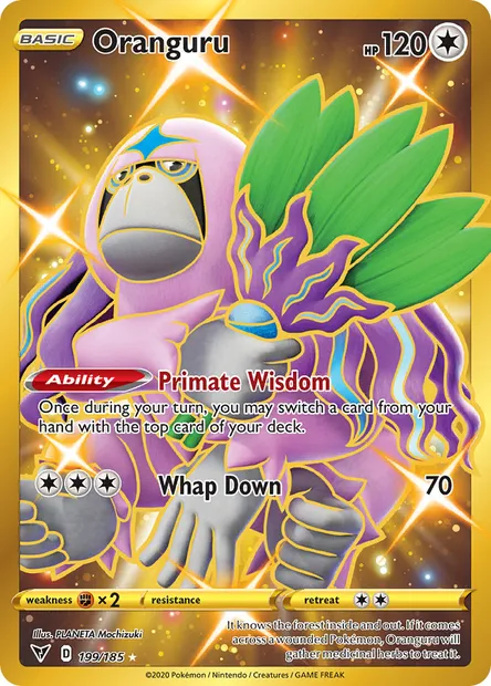 Oranguru, Pokémon card VIV 199 — Vivid Voltage set