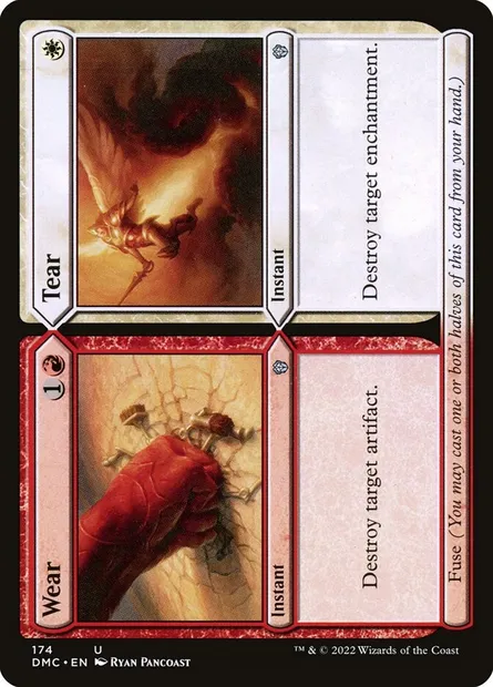 Wear // Tear, Magic card DMC 174 — Dominaria United Commander set