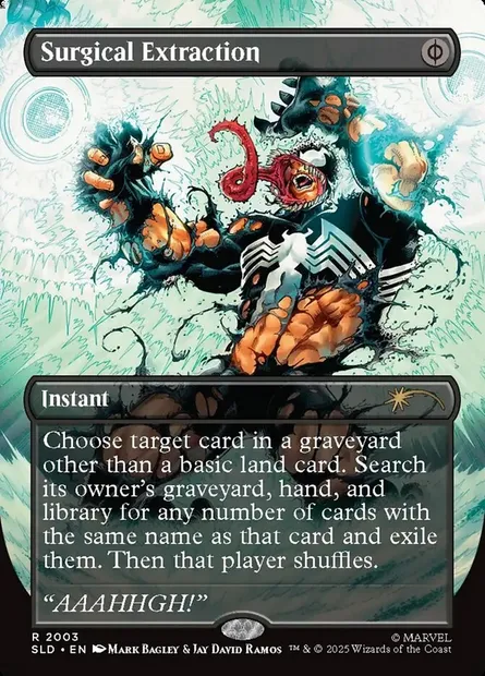Extraction chirurgicale, carte Magic SLD 2003 — extension Secret Lair Drop