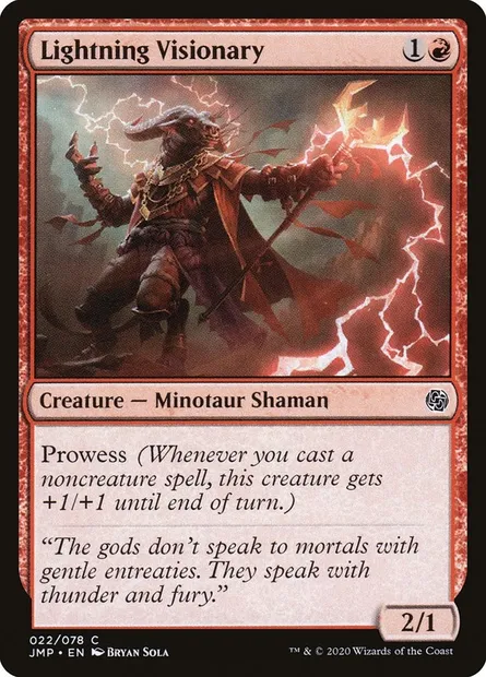 Lightning Visionary, carte Magic JMP 22 — extension Jumpstart