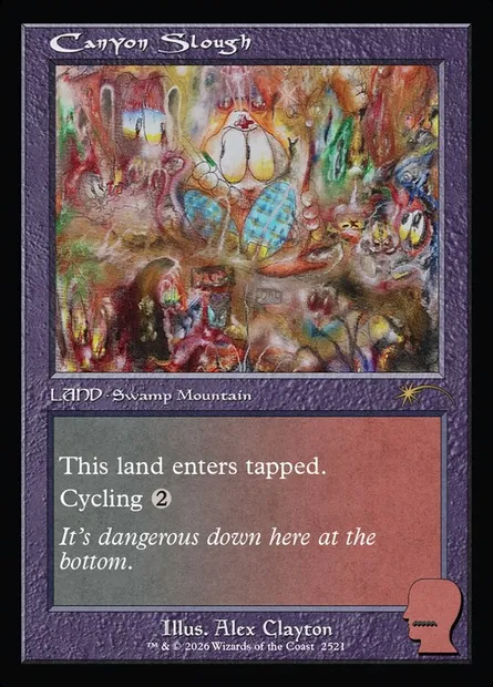 Canyon Slough, Magic card SLD 2521 — Secret Lair Drop set