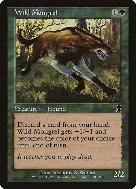 Wild Mongrel, Magic card ODY 283 — Odyssey set